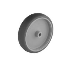   Szürke nyommentes keréksorozat, hőre lágyuló gumiabroncs, polipropilén felni 125 mm