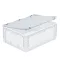 Csuklós fedél 800x600 mm Basicline, Szürke