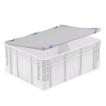 Csuklós fedél 800x600 mm Basicline, Szürke