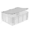 Csuklós fedél 800x600 mm Basicline, Szürke