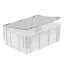 Csuklós fedél 800x600 mm Basicline, Szürke