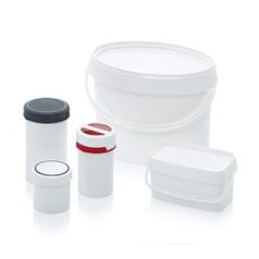 Vödrök és csavaros fedelű dobozok