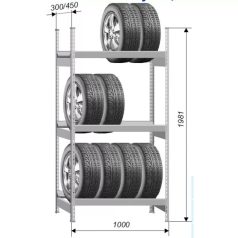 Horganyzott Gumitároló Polcok