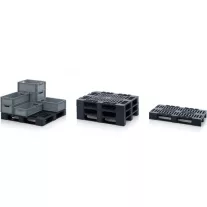 Közepes teherbírású műanyag raklapok