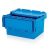 AUER Fedeles kék ládák, Többfunkciós Tárolóládák Fedéllel