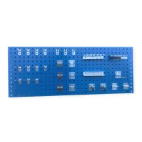 Falra szerelhető szerszámtartó fal, 38mm-es raszter