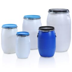 Műanyag hordók, kannák, ballonok