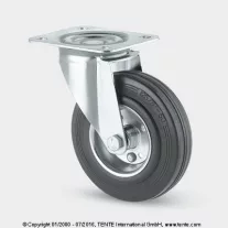 Tömörgumis fémfelnis görgők 