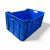 M30 láda, orig. anyagból, kék, 60x40x30 cm
