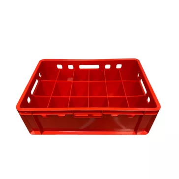 Belső Felosztó E2 ládához 3x6, piros